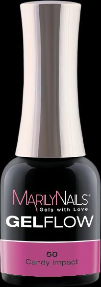 Marily Nails GELFLOW – 50 Candy Impact (Candy Impact, UV-Gel Lack)