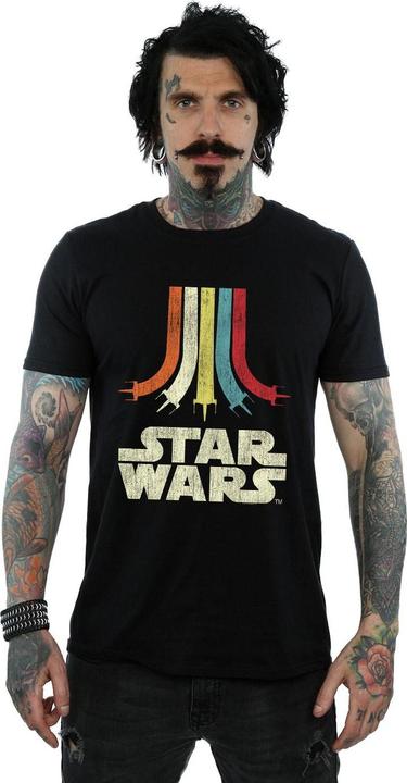 Actual product image Star Wars Mens Rainbow Cotton T-Shirt (S)