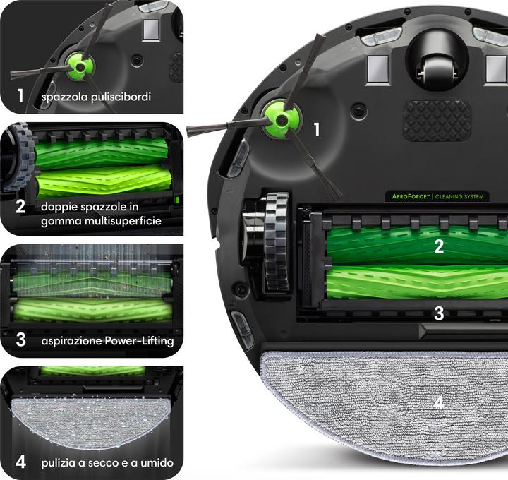Image du produit iRobot Roomba Combo i8 (Robot d'aspiration et de nettoyage)