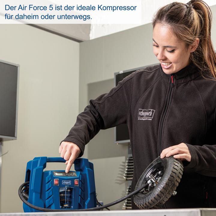 Actual product image Scheppach Airforce 5 (8 bar, 5 l)