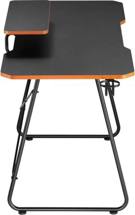 Actual product image Maclean NanoRS gaming desk with monitor shelf max. 50 kg height 850 mm Black RS170