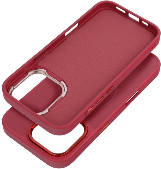 Immagine prodotto OEM Back panel cover FRAME MAG COVER Case compatible with MagSafe for IPHONE 16 PRO magenta (Apple iPhone 16 Pro)