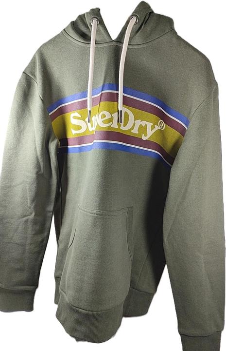Superdry Lässiges Hoodie mit Venue-Logo und Streifendesign (XL)