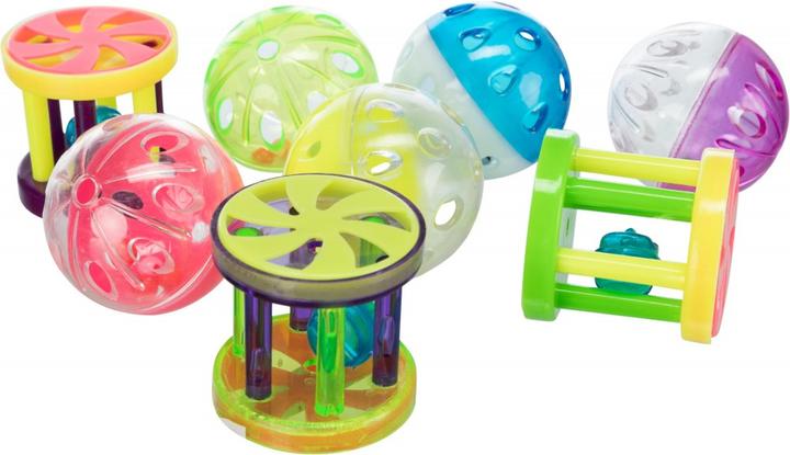 Produktbild Trixie Bälle und Rollen mit Glocke D=4.5cm (Ballspielzeug Katze)