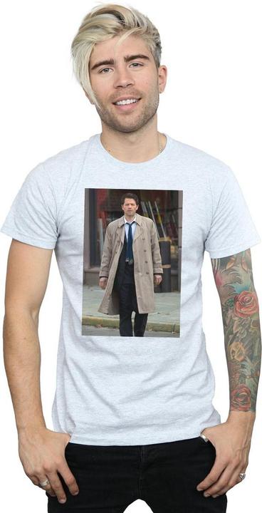 Actual product image Supernatural Mens Castiel Photograph T-Shirt (XXL)