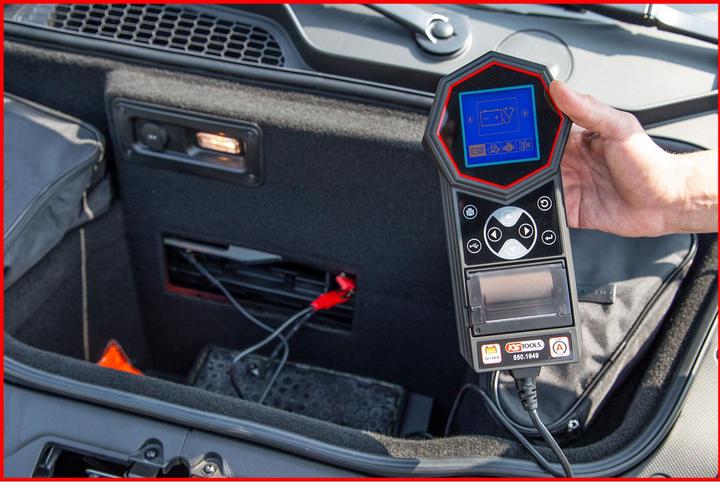 Immagine prodotto KS Tools Tester per batterie e sistemi di ricarica da 12V / 24V