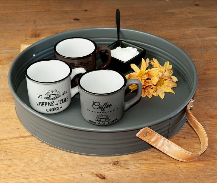 Produktbild Casativo Tassen aus Steingut, 3er Set (180 ml, 3 x)