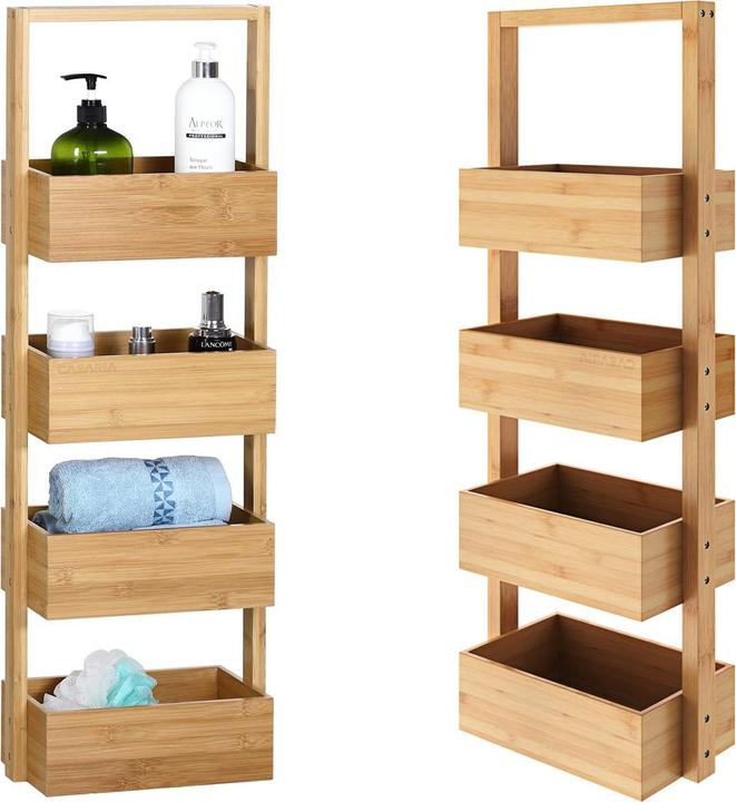 Casaria Bathroom shelf (88 x 28 x 16 cm)