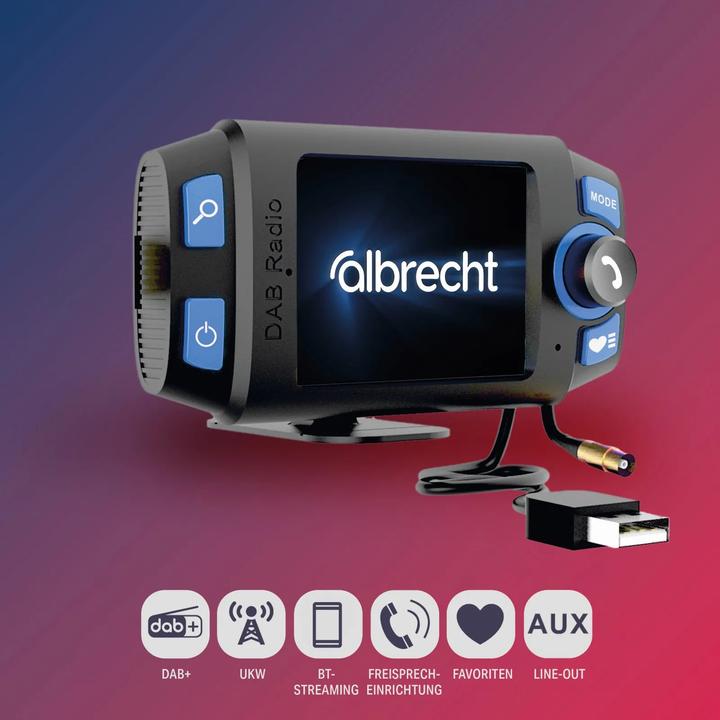 Productafbeelding Albrecht DR55 DAB+ Autoradio-Adapter