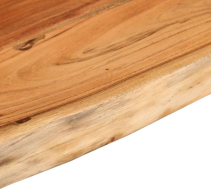 Actual product image VidaXL Wall shelf rectangular tree edge hanging shelf office shelf solid wood acacia