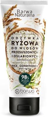 Actual product image Barwa Colour: Natural Rice Rejuvenating Conditioner For Dry And Weakened Hair In A Tube Of 200Ml (200 ml)
