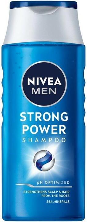 Produktbild NIVEA Shampoo for men Strong Power - Volume: 205 ml (205 ml, Flüssiges Shampoo)