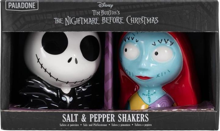 Productafbeelding Paladone Products Disney - L'Étrange Noël de monsieur Jack - Salière et poivrière en céramique Jack et Sally (Zout, Peper)