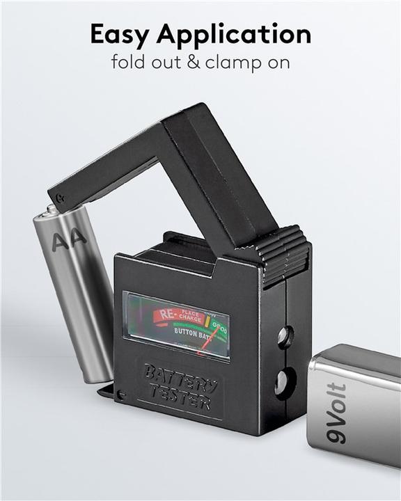 Immagine prodotto Goobay Tester per batterie con display analogico