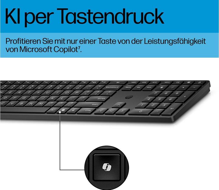 Produktbild HP 655MK Wireless Keyboard and Mouse Combo (CH, Kabellos)