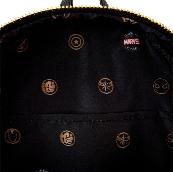 Actual product image Loungefly Marvel by mini rucksack logo