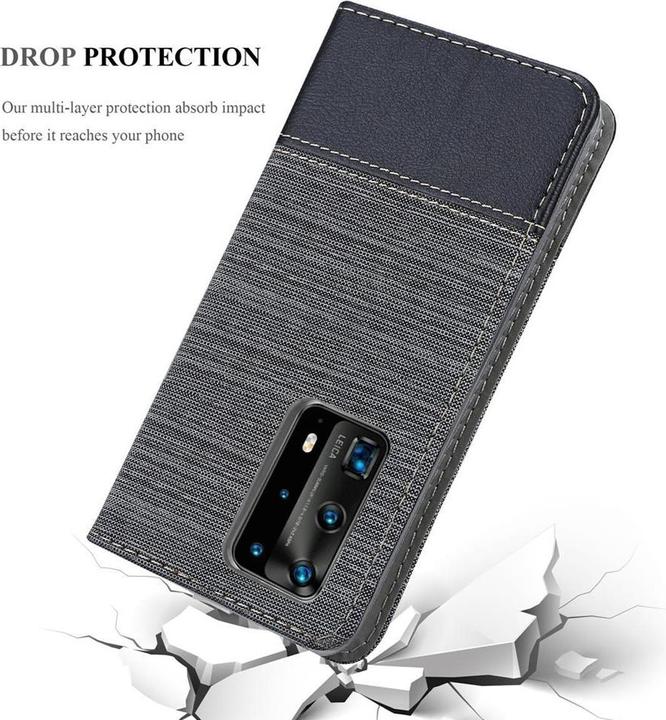 Image du produit Cadorabo Couverture look jeans Book (Huawei P40 Pro+)