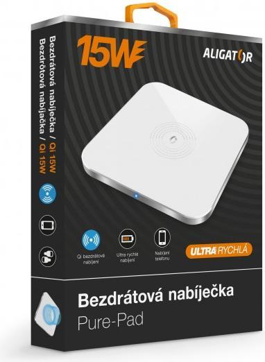 Productafbeelding Aligator CHQ005 mobiel apparaat draadloos opladen ontvanger mobiele telefoon / smartphone USB Type-C (15 W)