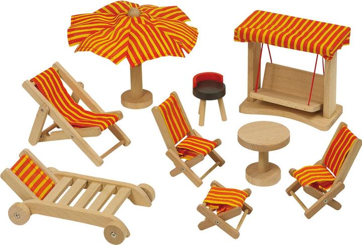 Produktbild Goki Gartenmöbel Puppenhaus