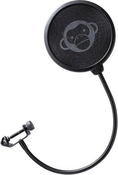 Actual product image Monkey Banana Monkey Pop Protector with Microphone Stand
