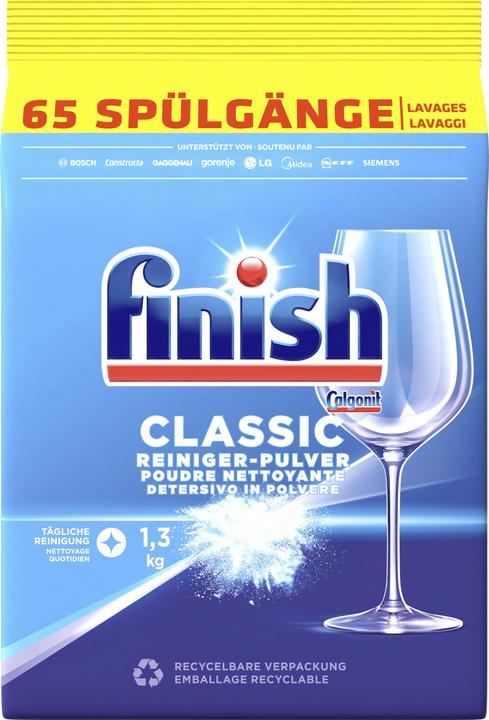Finish Machine dishwashing detergent (Powder, 65 Washing cycles)