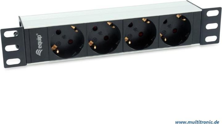 Immagine prodotto equip Presa multipla 1HE4gang Schuko.CEE.Kabl.si (4 x, CEE 7/7, 1.50 m)