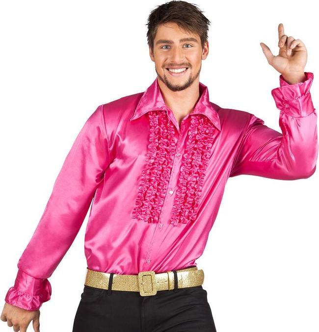 Produktbild Fasnacht Party Shirt 70er Pink XL (XL)