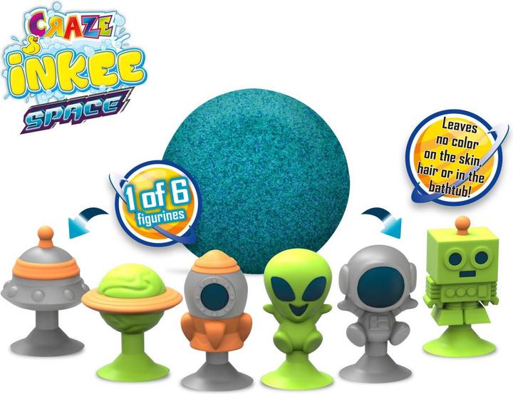 Actual product image Craze Bath ball Inkee: With surprise - Space (Bath bombs)