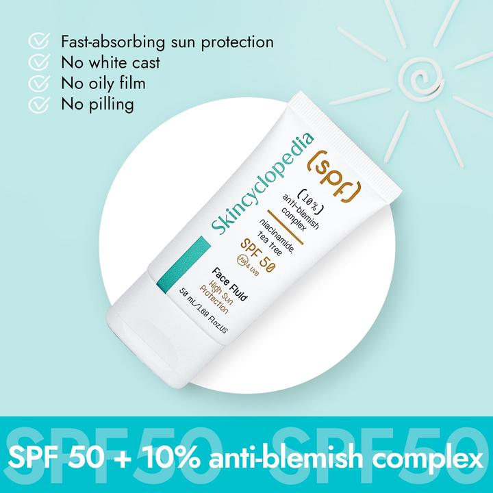Immagine prodotto Skincyclopedia Anti-Blemish Fluid (Crema solare viso, SPF 50, 50 ml)