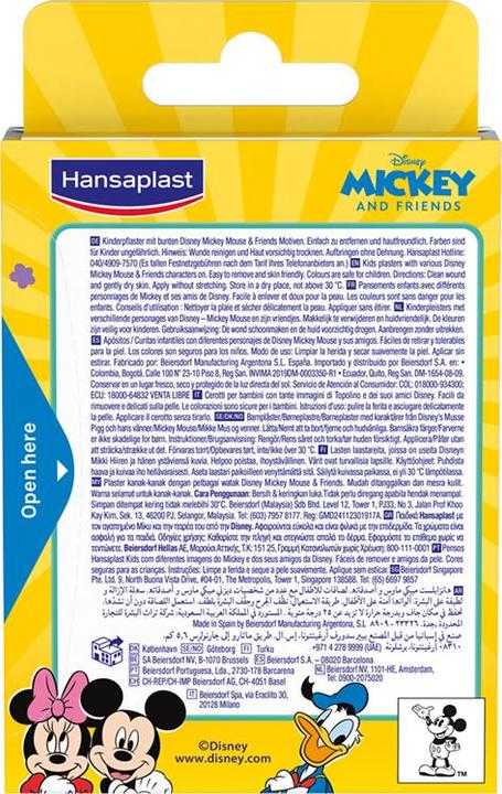 Produktbild Hansaplast Kinderpflaster Micky Mouse (20 x)