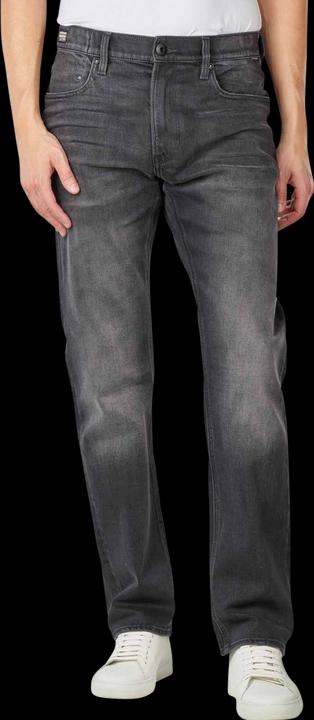 Actual product image G-Star Mosa Jeans Straight Fit Worn In Black Moon (W36/L32)