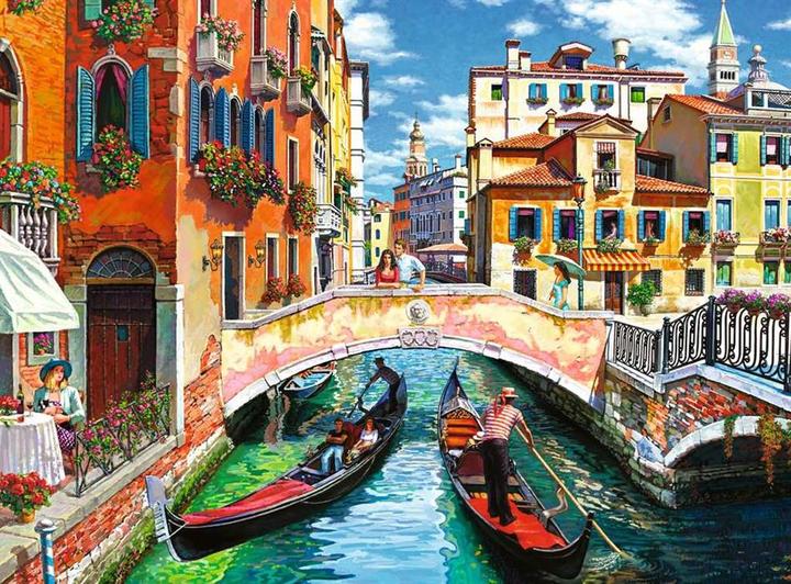 Actual product image Ravensburger Puzzle 12001365 - Venice - Puzzle for older people and seniors, with 100 extra pieces (100 pieces)