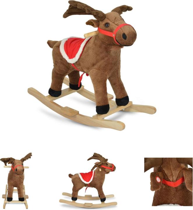 Moni Plush rocking animal Rudolf