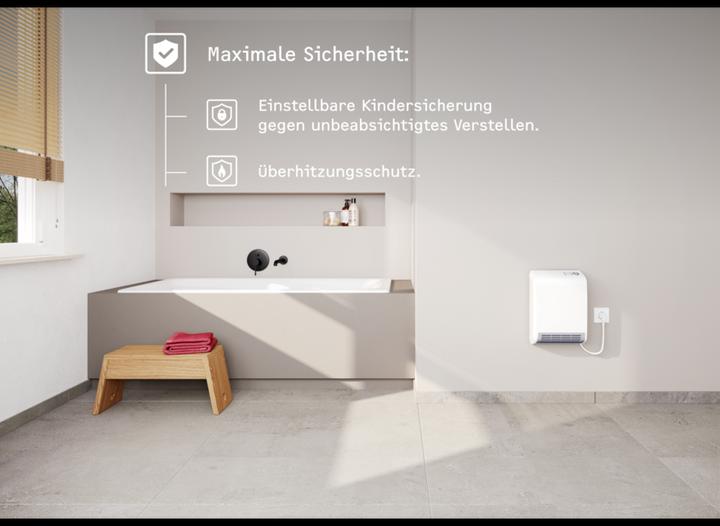 Actual product image Stiebel Eltron Fan heater CK 20 trend LCD, 2kW for 25m², TÜV tested, LC display (2000 W)