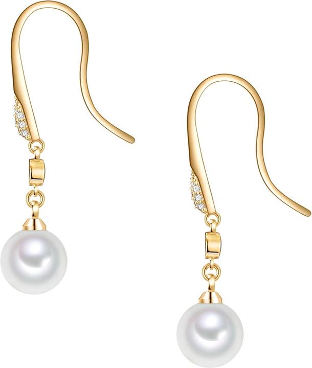 Image du produit Lulu & Jane Femmes laiton verre perle de coquille or jaune - 29493 (Laiton)