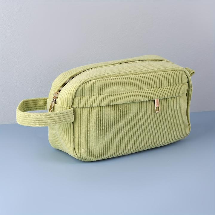 Produktbild Only-Bags.Store Geräumiges Cord-Federmäppchen - Langlebiger & stilvoller Schulbedarfsorganisator für Jugendliche