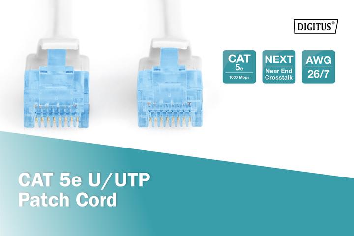 Actual product image Digitus Network cable (U/UTP, CAT5e, 1 m)