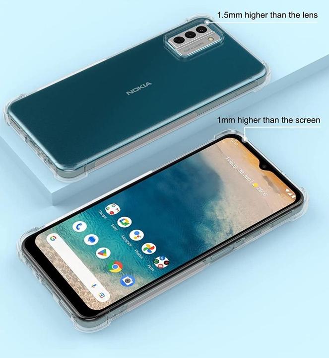 Produktbild Screenguard Nokia G22 Hülle Crystal Soft Airbag Bumper (Nokia G22)