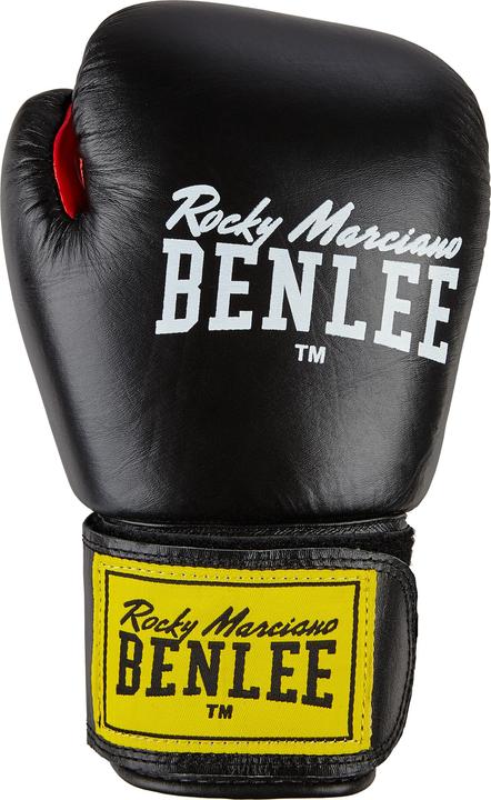 Produktbild Benlee Fighter Boxhandschuhe Leder Schwarz (16 OZ, One Size)