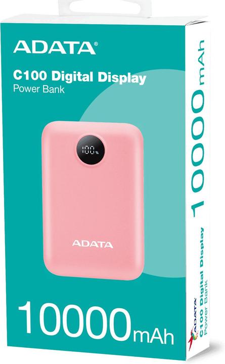 Image du produit Adata Powerbank P10022-12 10000 mAh, Akkutyp: Lithium-Polymer (10000 mAh, 15 W, 37 Wh)