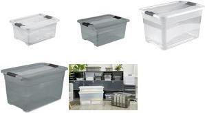 Produktbild keeeper Aufbewahrungsbox "cornelia", 4 Liter, crystal-grey (4 l)
