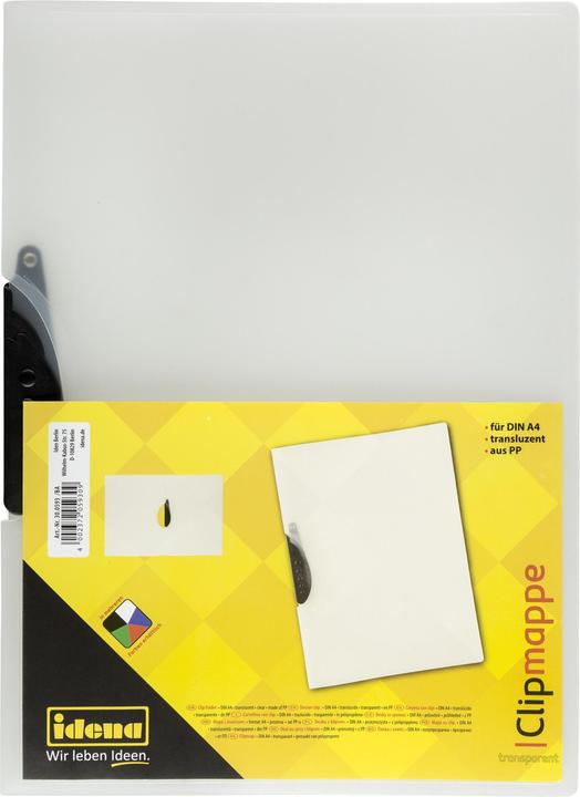 Actual product image Idena Clip folder A4 translucent matt PP (A4, 1 x)