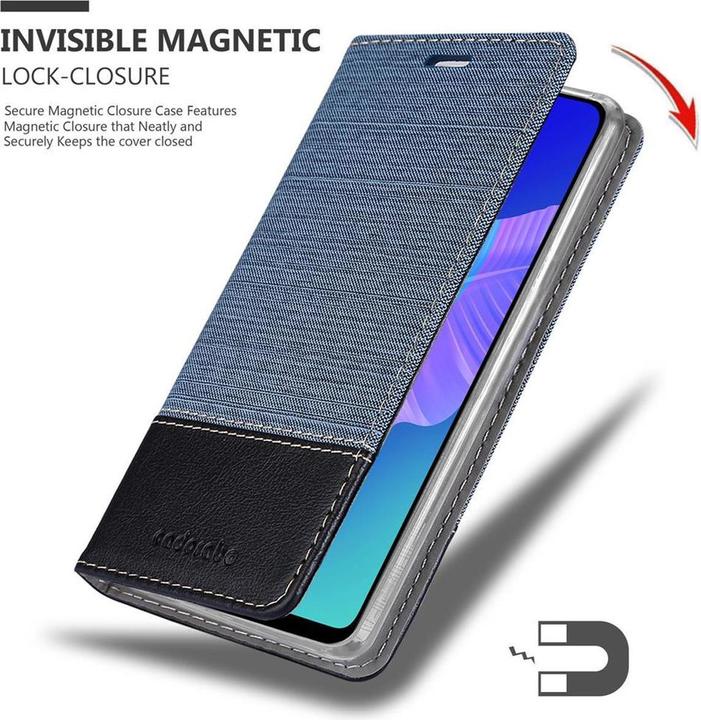 Actual product image Cadorabo Book Jeans Optics Cover (Huawei P40 Lite E)