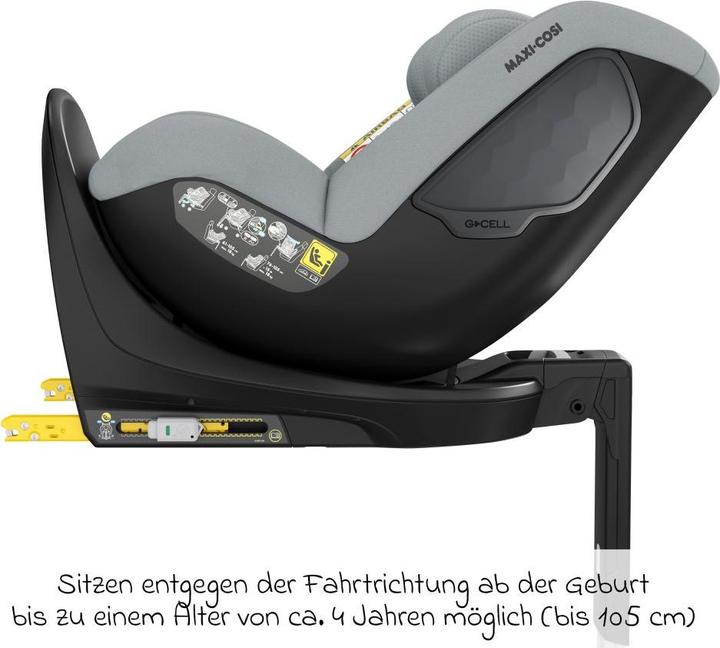 Actual product image Maxi-Cosi Mica Eco I-Size Authentic Grey (Reboarder, ECE R129/i-Size Standard)