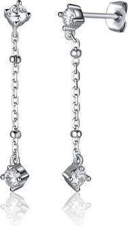 JVD Ohrringe aus Silber mit Zirkonen (Silber)