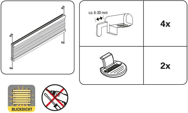 Actual product image Gardinia Easyfix (95 x 130 cm)