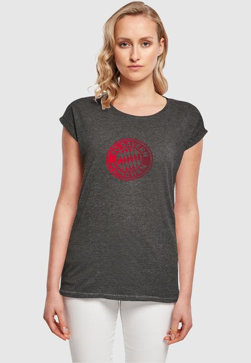 Actual product image FC Bayern München Ladies Logo GR Extended Shoulder Tee - 115579 (L)