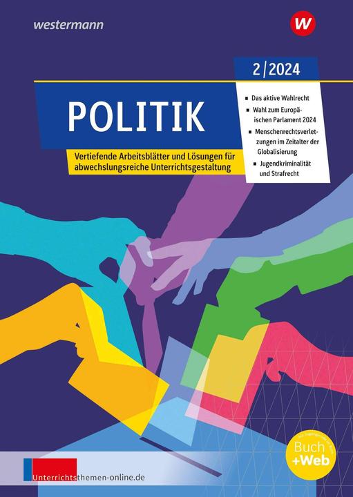 Produktbild Unterrichtsthemen Politik. Ausgabe 2/2024 (Deutsch, 2024)