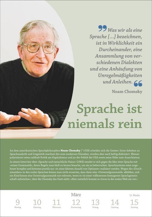 Actual product image Harenberg DIE ZEIT Philosophie Wochen-Kulturkalender 2026 - 53 Denkanstösse für 2026 (German)