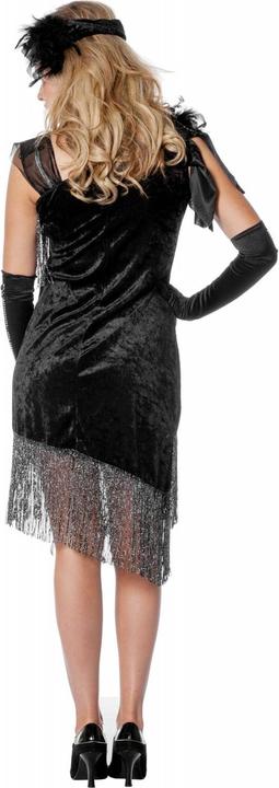 Produktbild Metamorph 20er Jahre Samtkleid mit Glitterfransen (36)